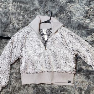 🦋 VS PINK SHERPA CROP ZIP UP 🦋